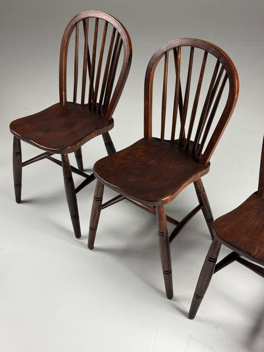 Set Of 4 Windsor Dining Chairs-photo-1