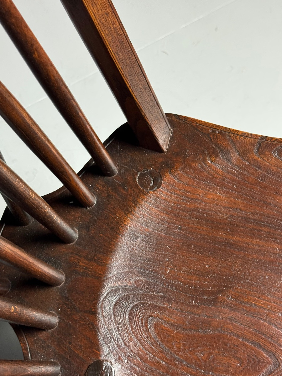 Set Of 4 Windsor Dining Chairs-photo-5