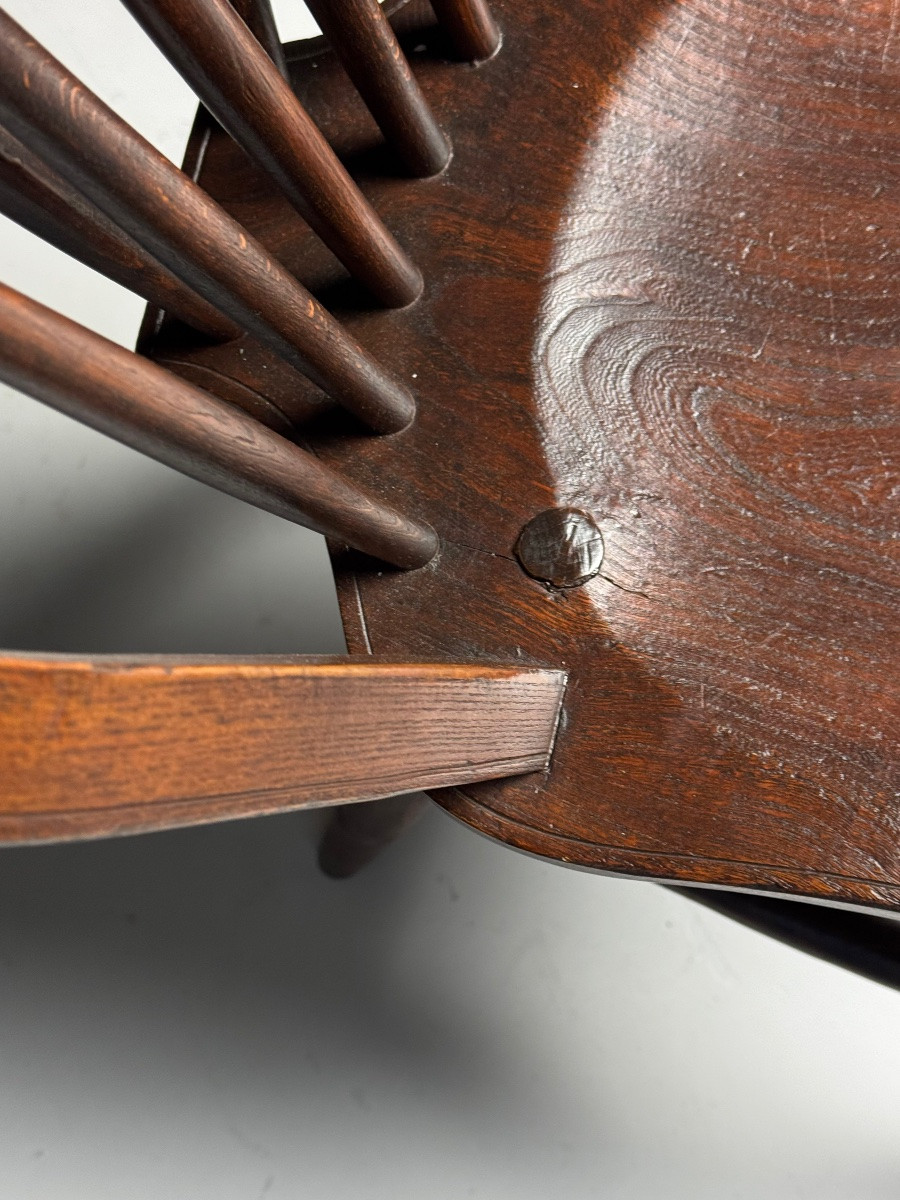 Set Of 4 Windsor Dining Chairs-photo-8