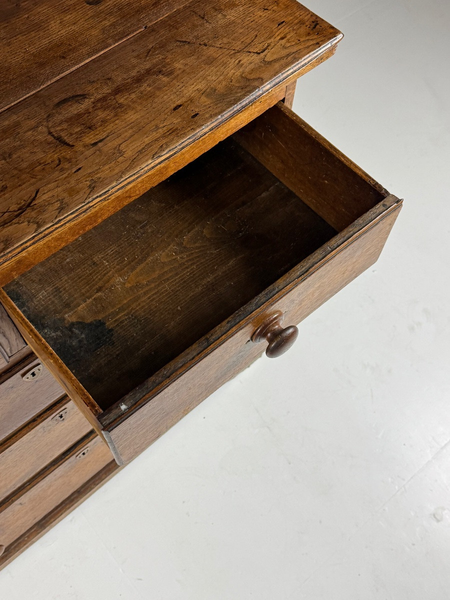 Chest Of Drawers In English Oak, Circa 1800-photo-4