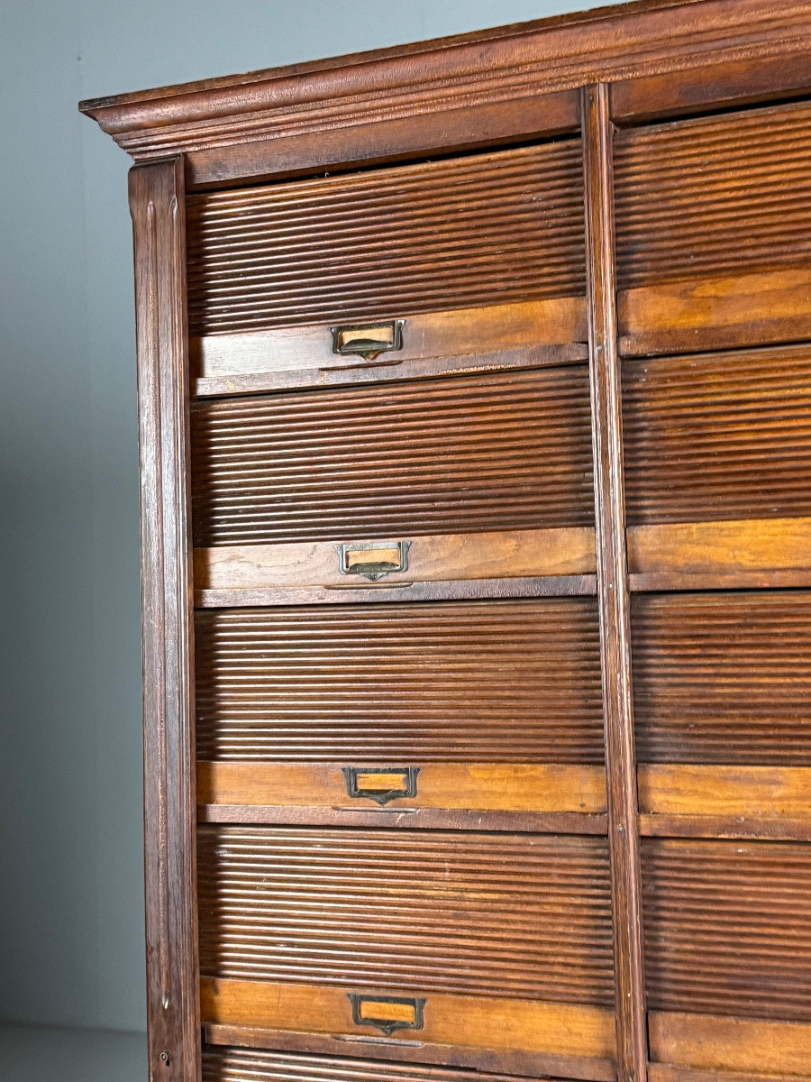 Belgian Oak Filing Cabinet, 1920-photo-3