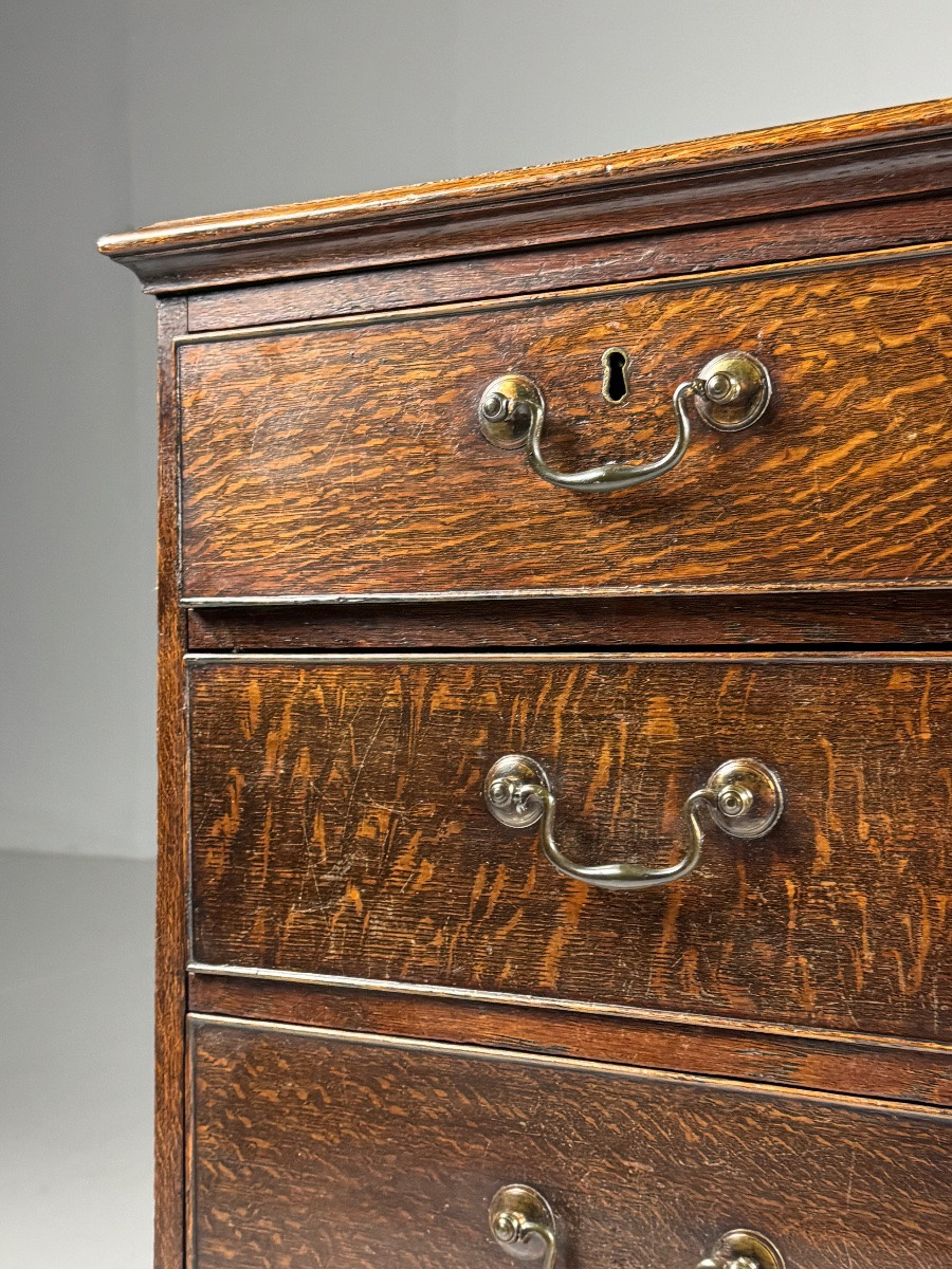 English Oak Chest Of Drawers, Circa 1780-photo-3