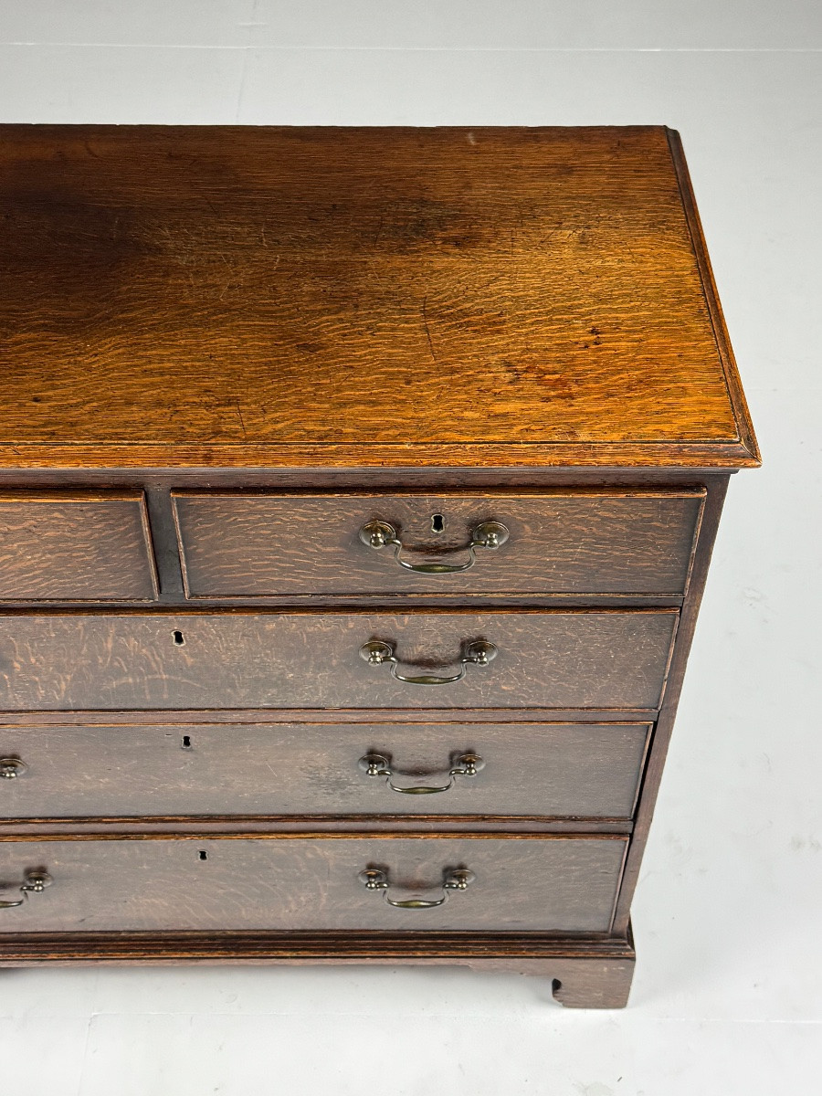 English Oak Chest Of Drawers, Circa 1780-photo-4