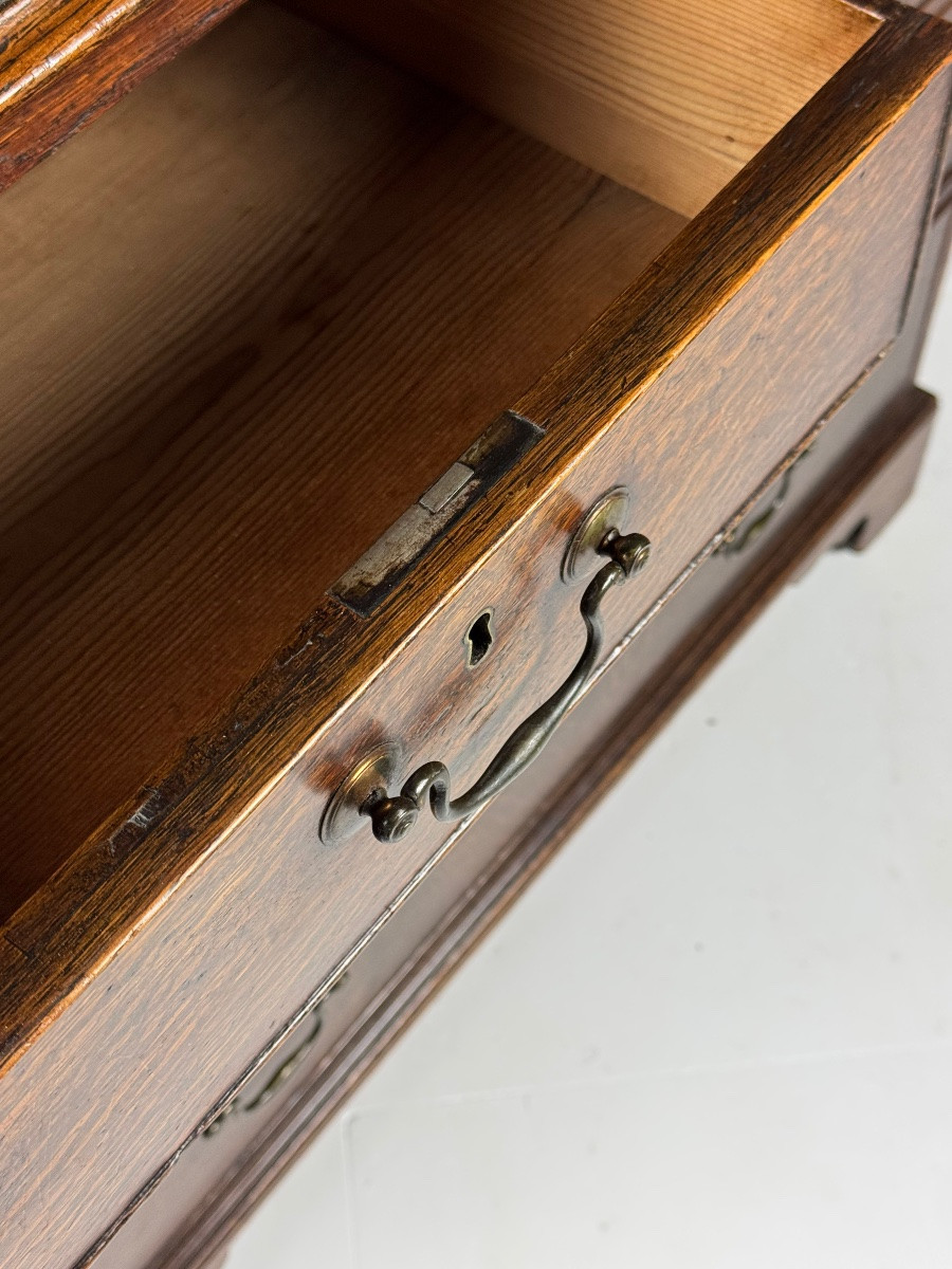 English Oak Chest Of Drawers, Circa 1780-photo-2