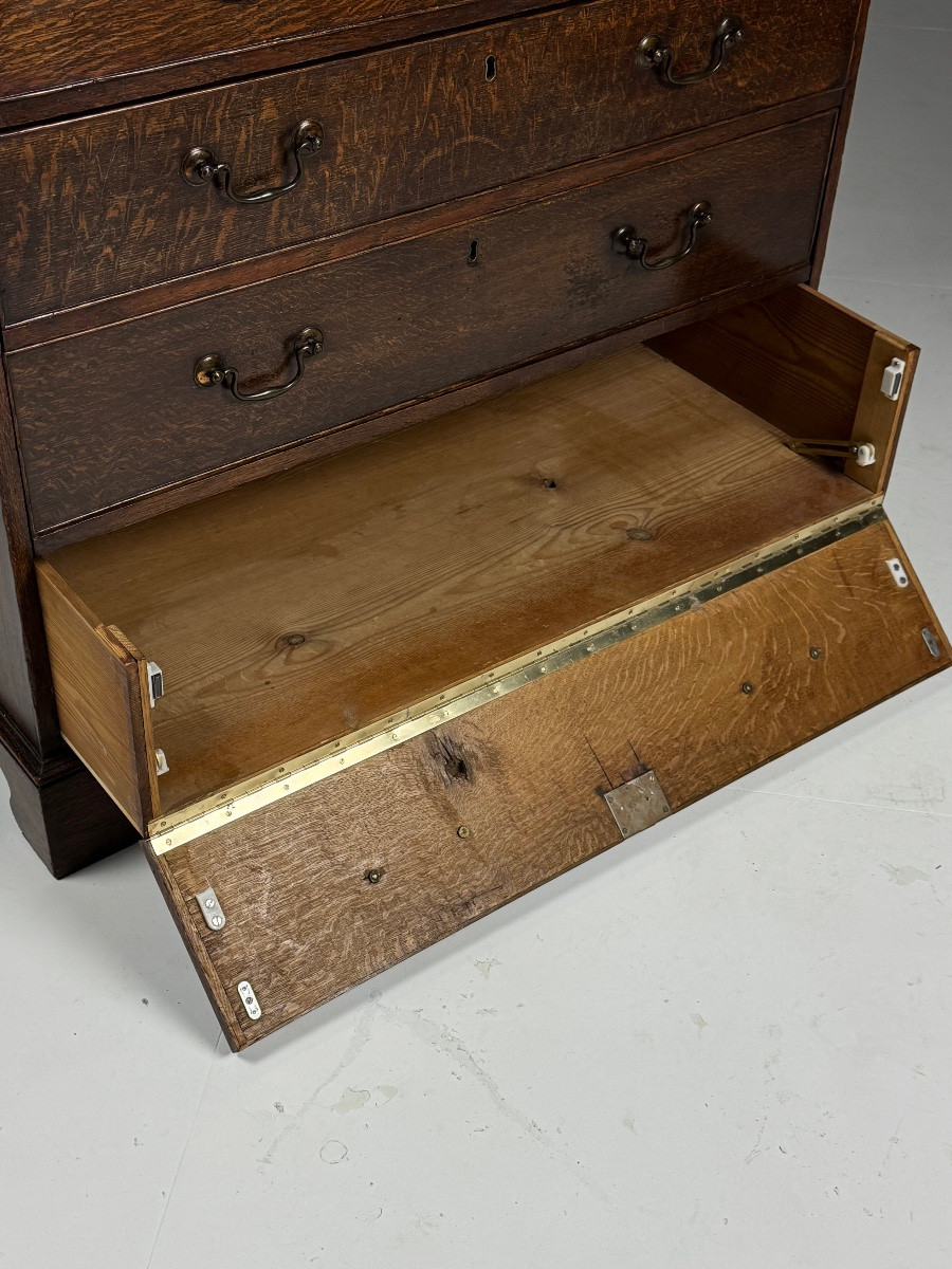 English Oak Chest Of Drawers, Circa 1780-photo-3