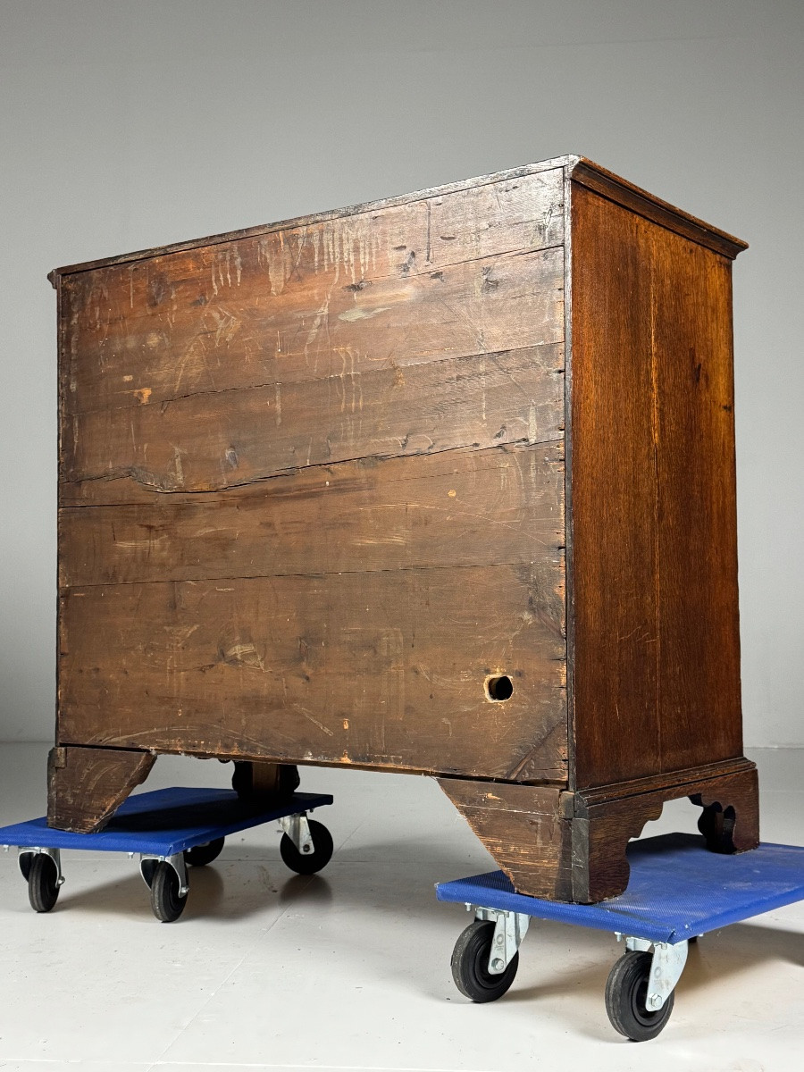 English Oak Chest Of Drawers, Circa 1780-photo-4