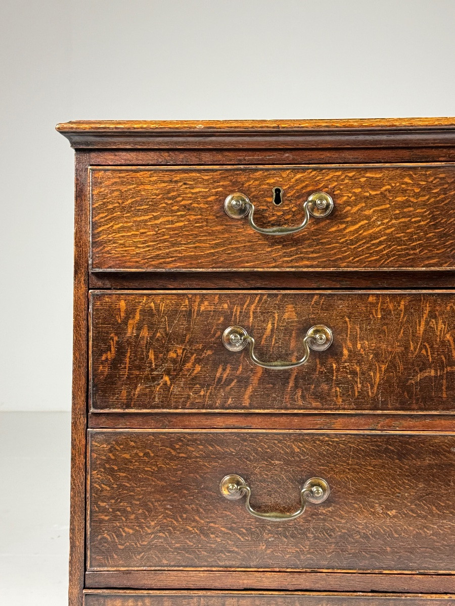 English Oak Chest Of Drawers, Circa 1780-photo-5