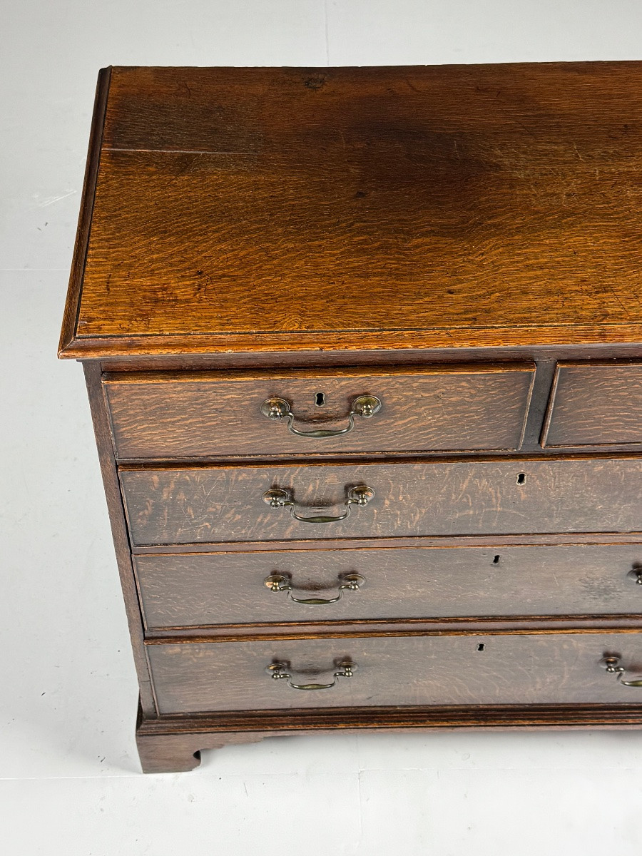 English Oak Chest Of Drawers, Circa 1780-photo-6