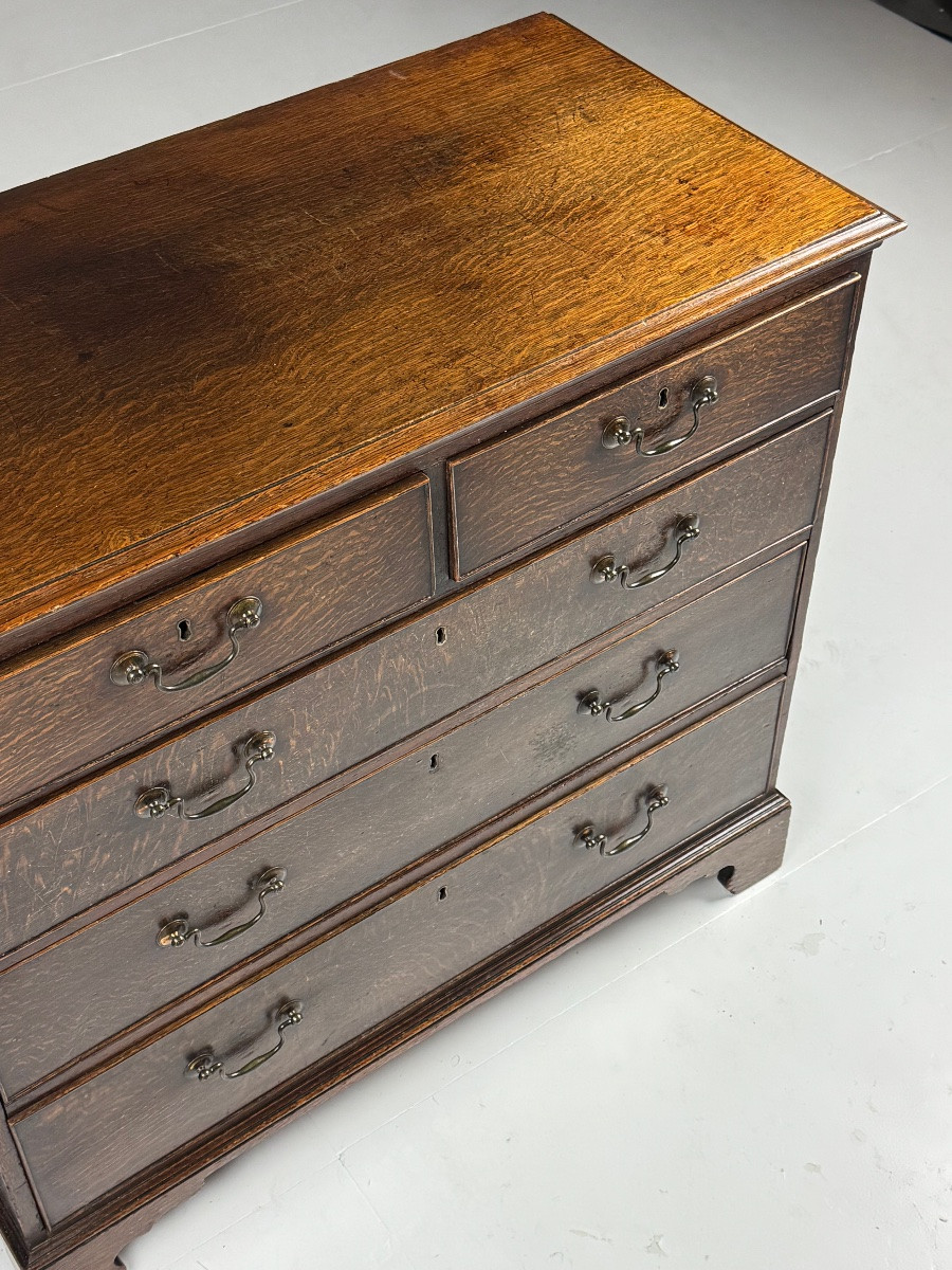 English Oak Chest Of Drawers, Circa 1780-photo-7