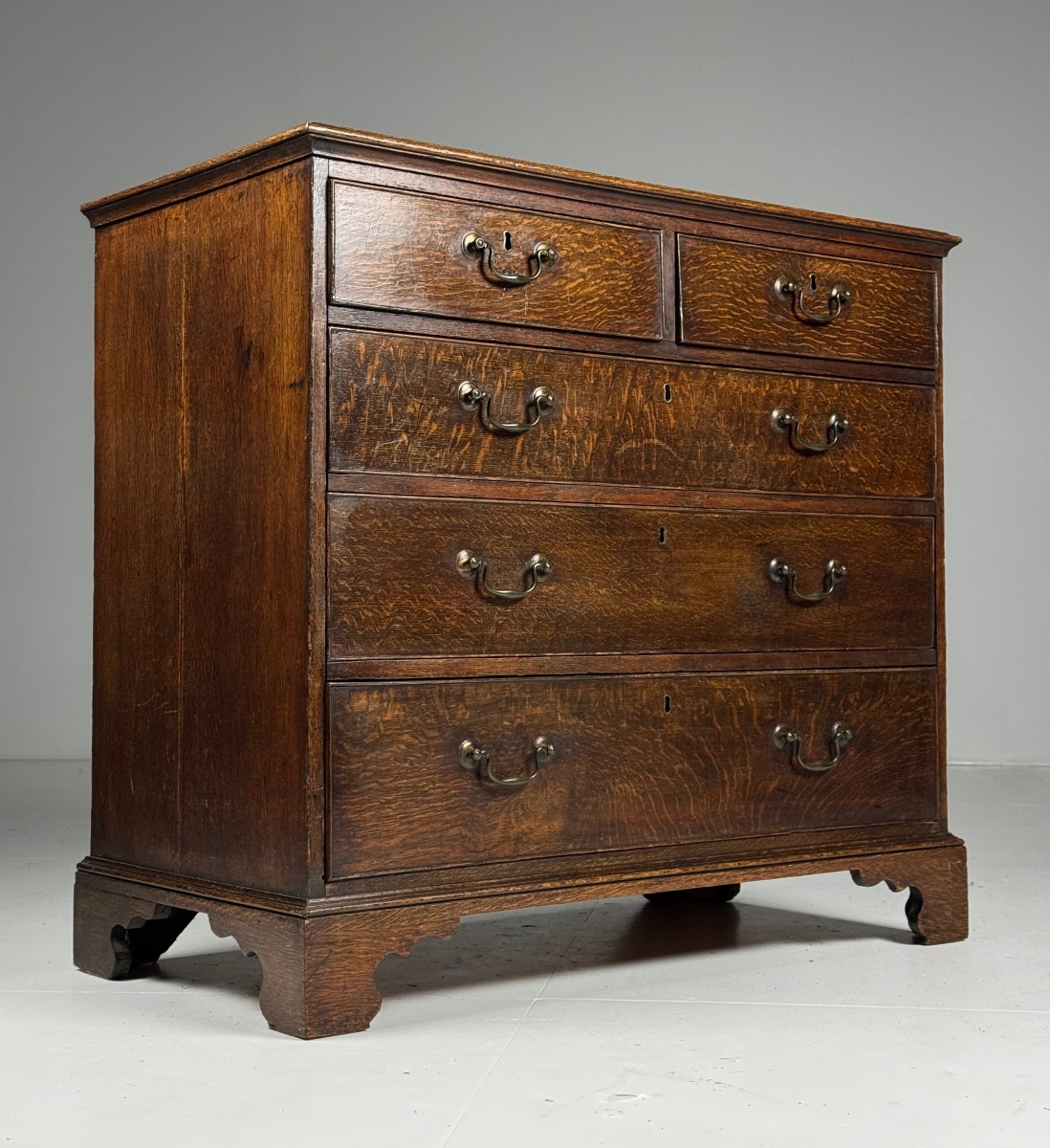 English Oak Chest Of Drawers, Circa 1780