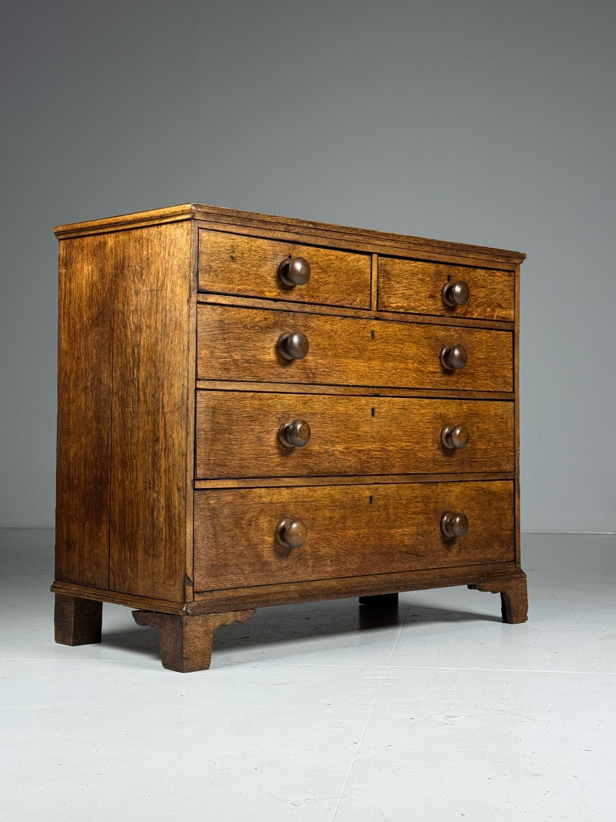 Antique English Chest Of Drawers, Circa 1800-photo-4