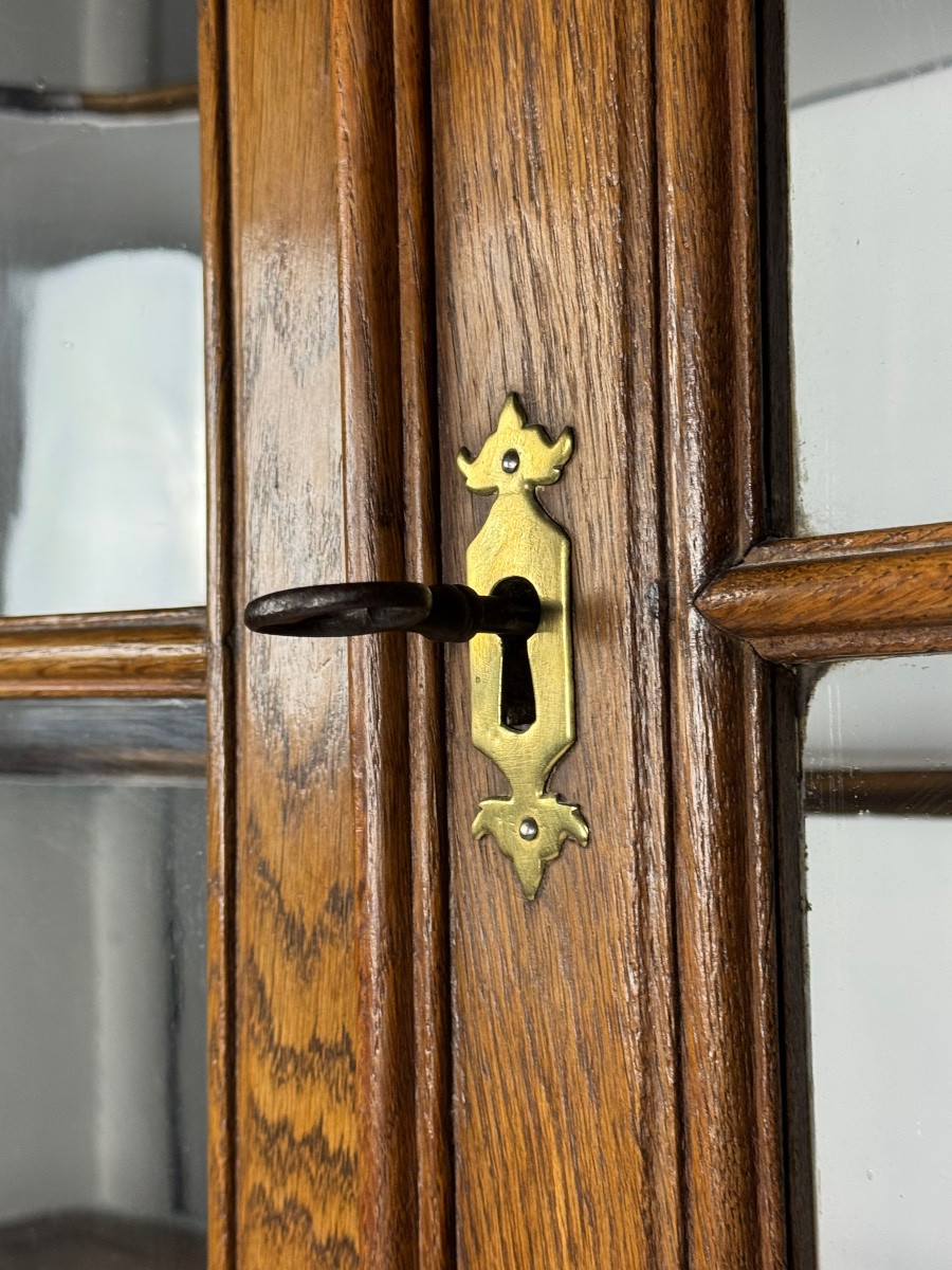 Vitrine en chêne belge-photo-1