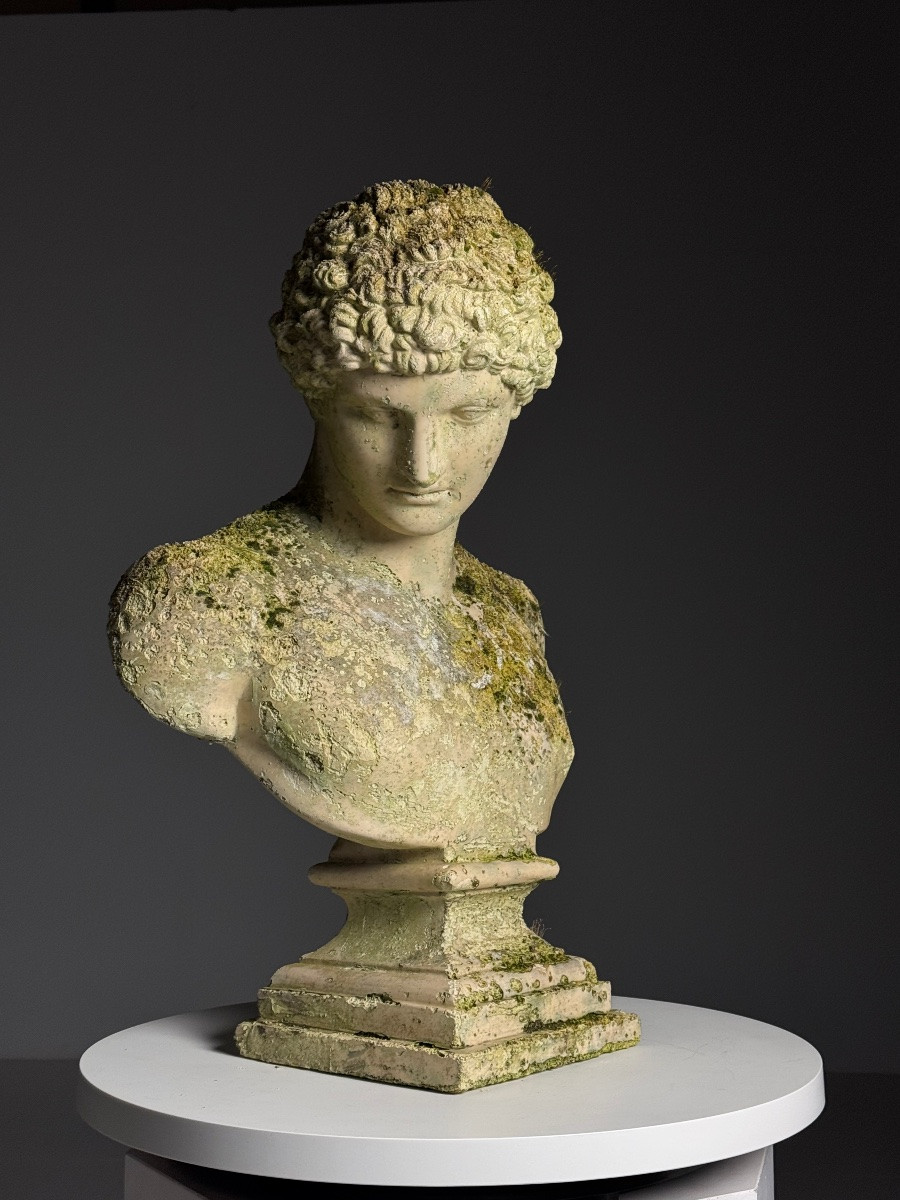 Buste en plâtre d'Hermès-photo-3