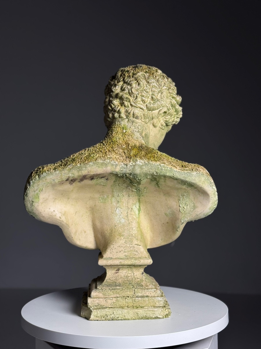 Buste en plâtre d'Hermès-photo-4