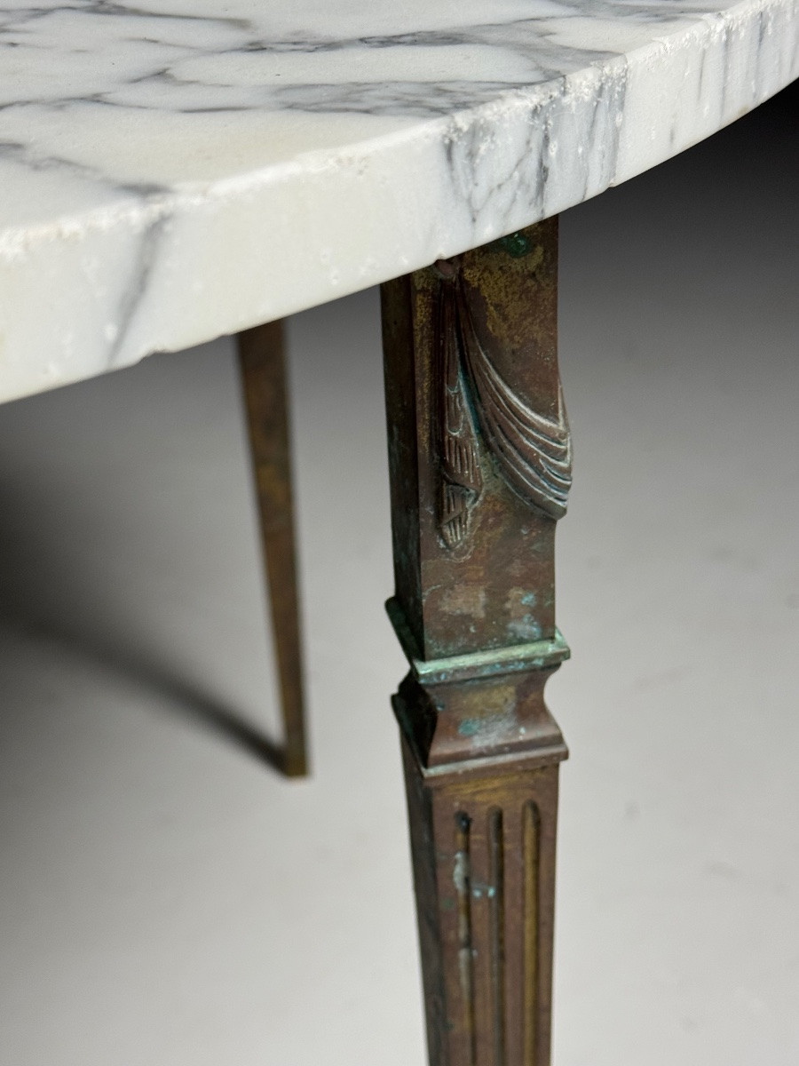Table basse vintage en marbre-photo-1