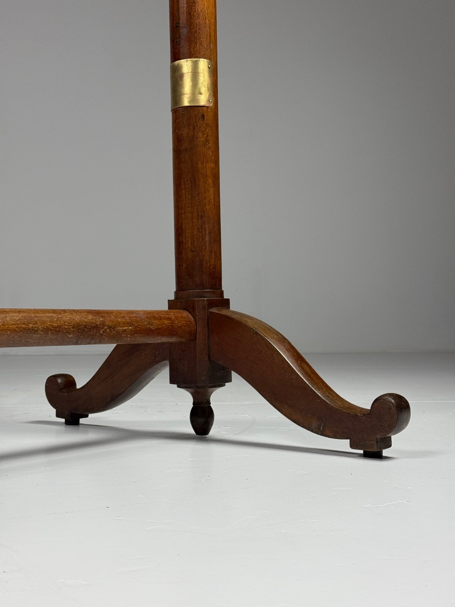 Cintre à vêtements français du XIXe siècle en acajou-photo-3