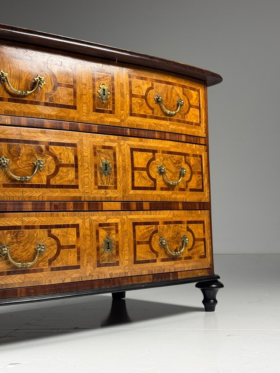 18th Century Marquetry Chest Of Drawers-photo-2