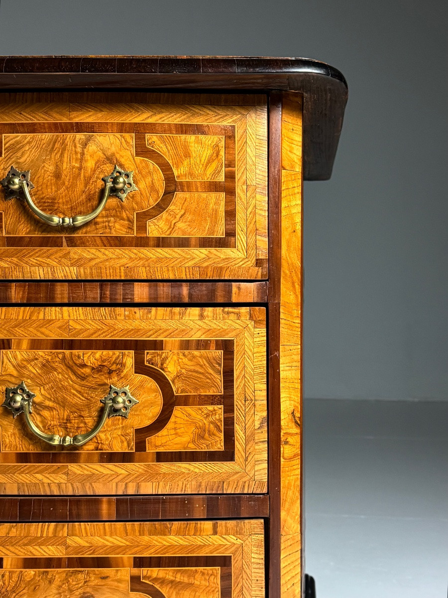 18th Century Marquetry Chest Of Drawers-photo-7