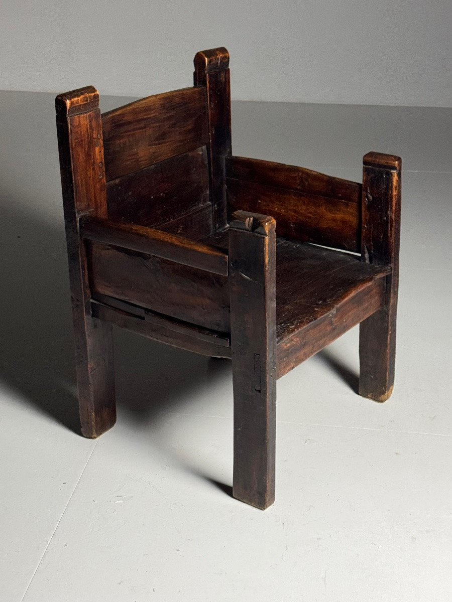 Chaise espagnole du XVIIIe siècle -photo-1
