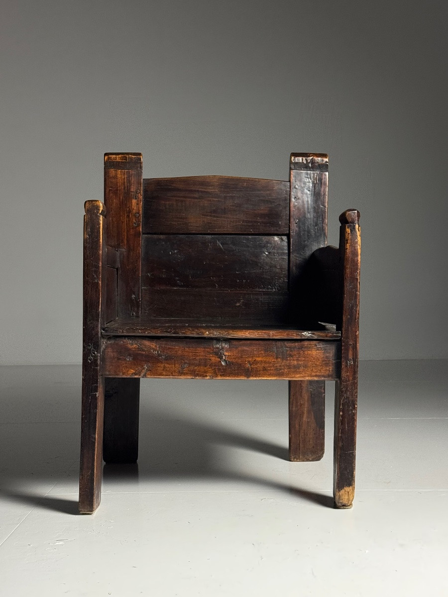 Chaise espagnole du XVIIIe siècle -photo-2