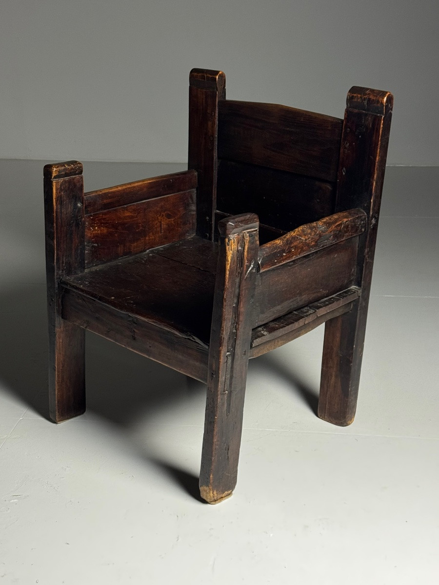 Chaise espagnole du XVIIIe siècle -photo-3