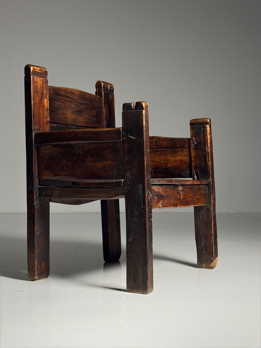 Chaise espagnole du XVIIIe siècle -photo-7
