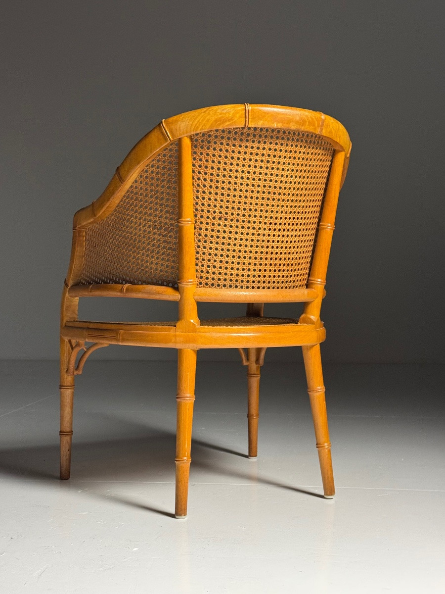 4 chaises en Faux bambou-photo-8