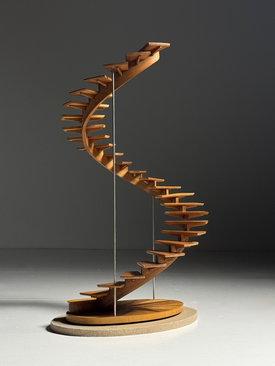Vintage Spiral Staircase, 90 Cm-photo-3