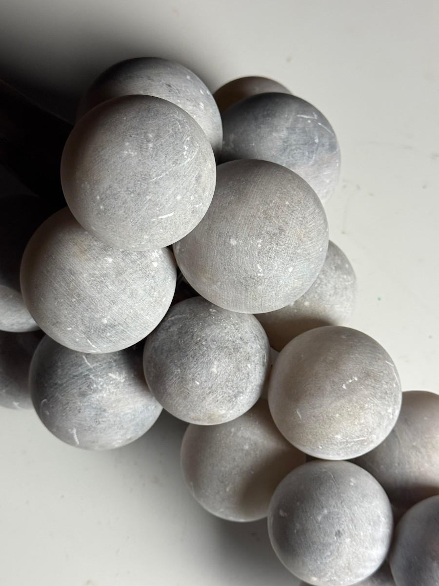 Bunch Of Alabaster Gray Grapes-photo-3
