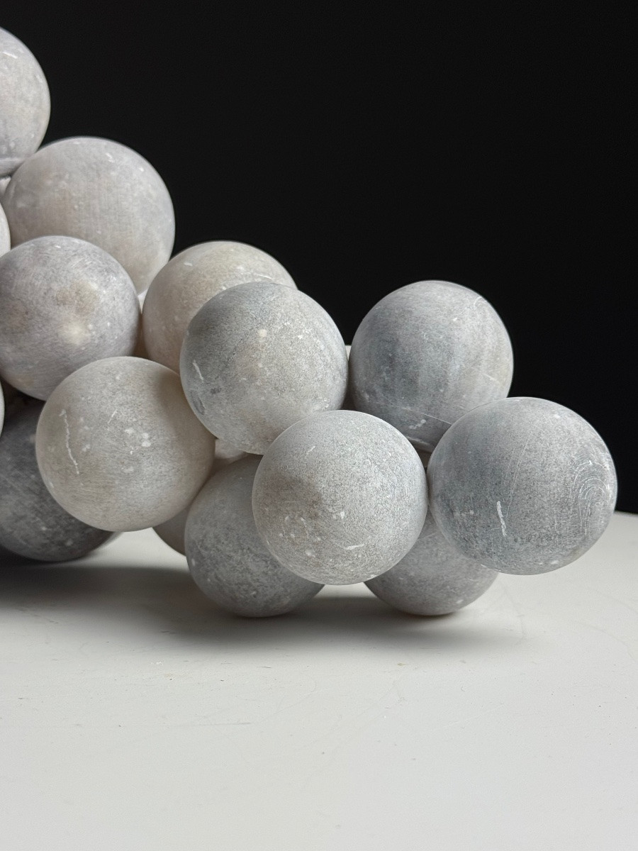 Bunch Of Alabaster Gray Grapes-photo-2