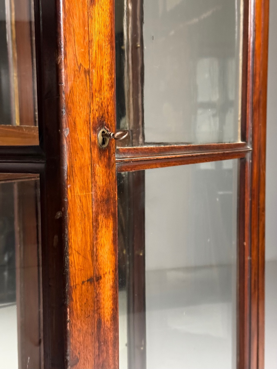 Lot de 2 vitrines en acajou du XIXe siècle-photo-4