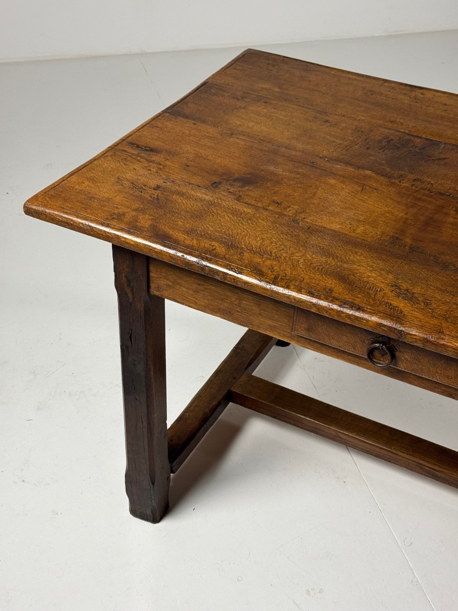 Table monastique en chêne, 200 cm-photo-2