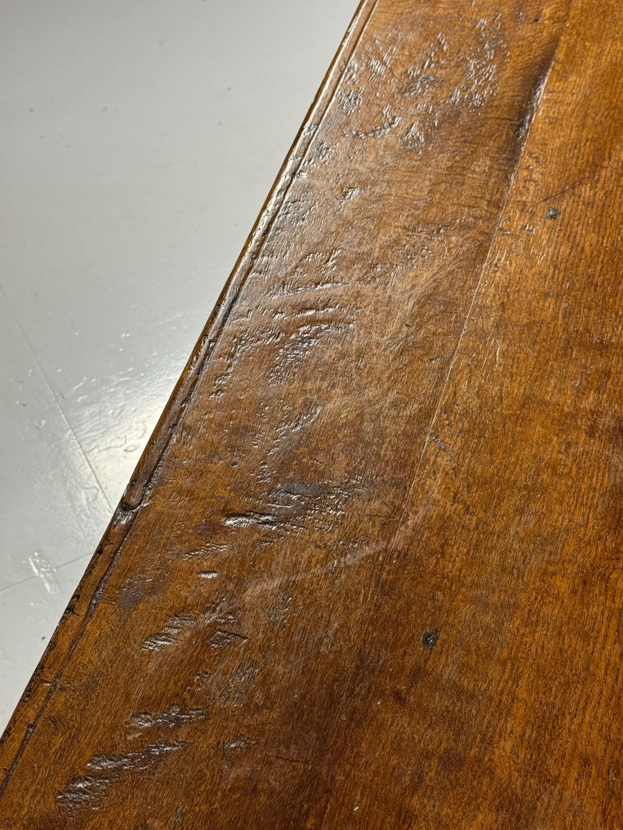 Table monastique en chêne, 200 cm-photo-3