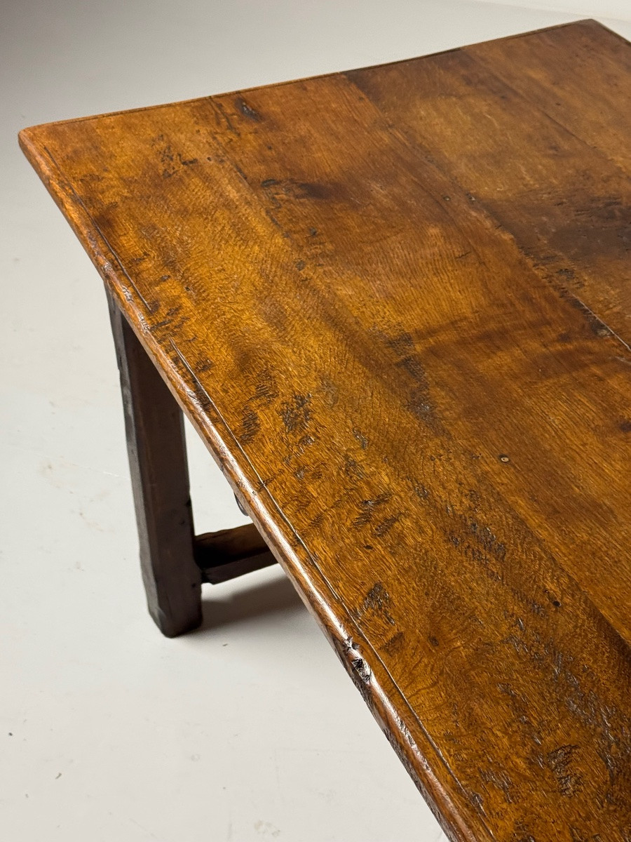 Table monastique en chêne, 200 cm-photo-8