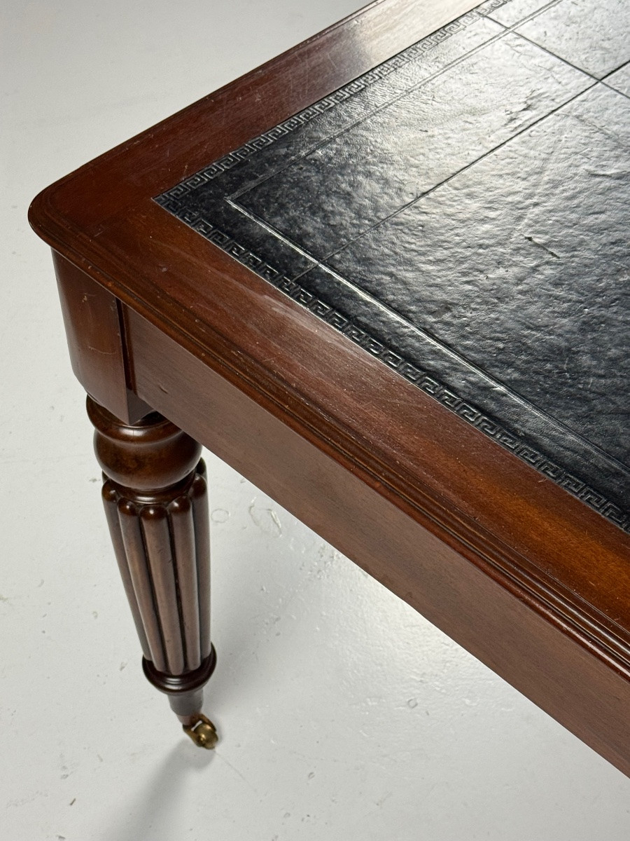English Mahogany Desk, Circa 1900-photo-3