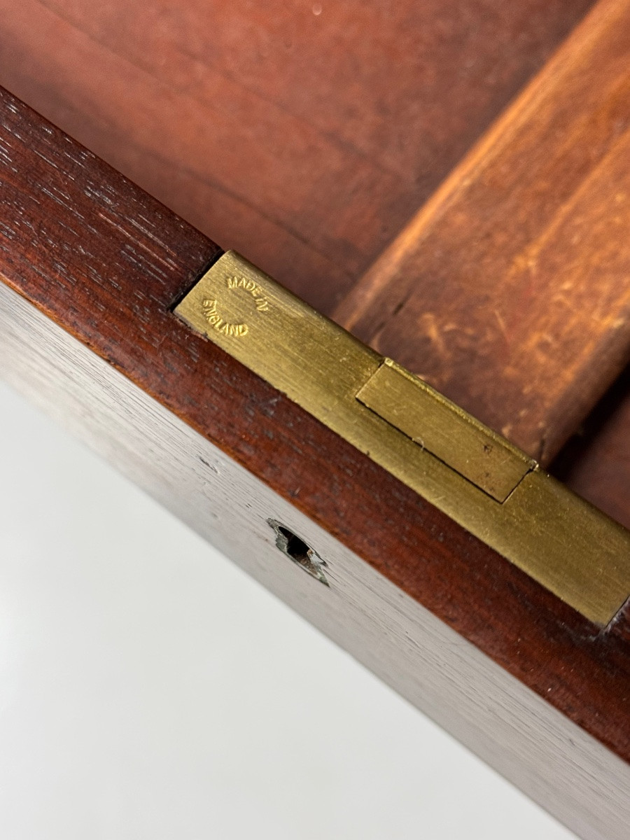 English Mahogany Desk, Circa 1900-photo-4