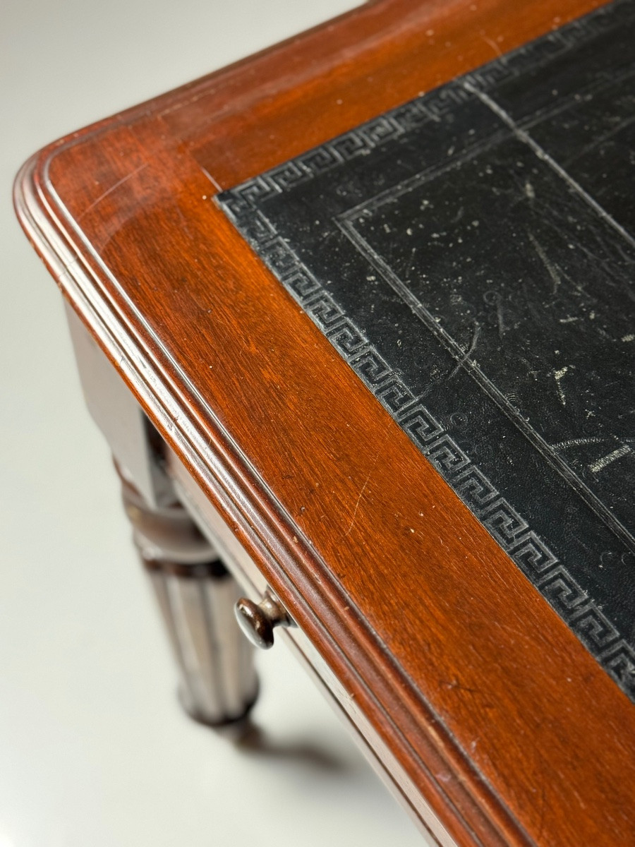 English Mahogany Desk, Circa 1900-photo-6