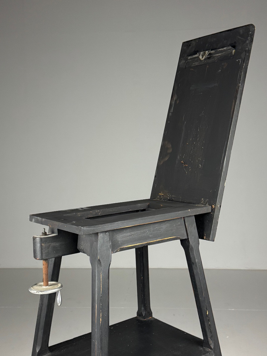 Colonne standard pour sculpture, noire-photo-5