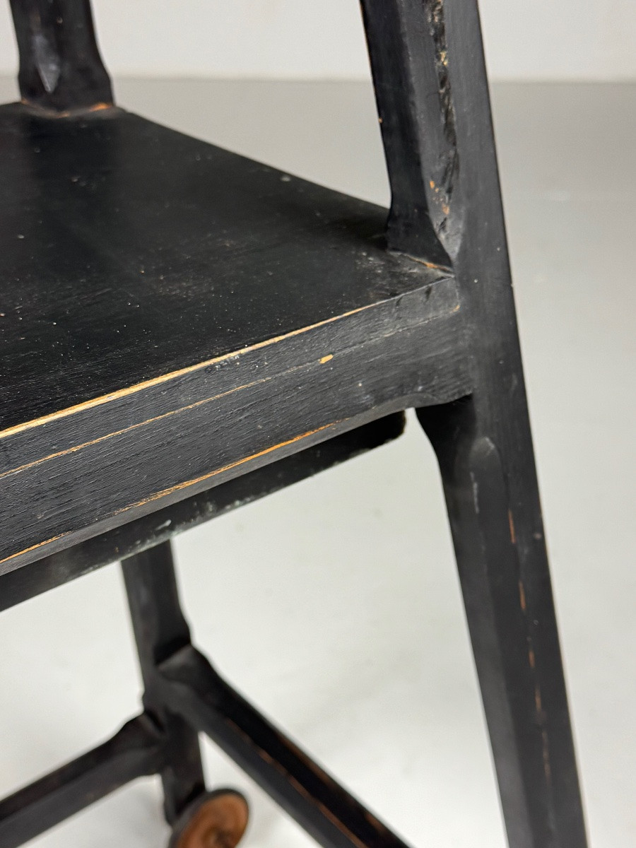 Colonne standard pour sculpture, noire-photo-6