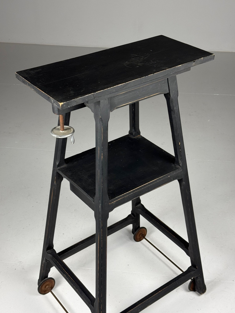 Colonne standard pour sculpture, noire-photo-8