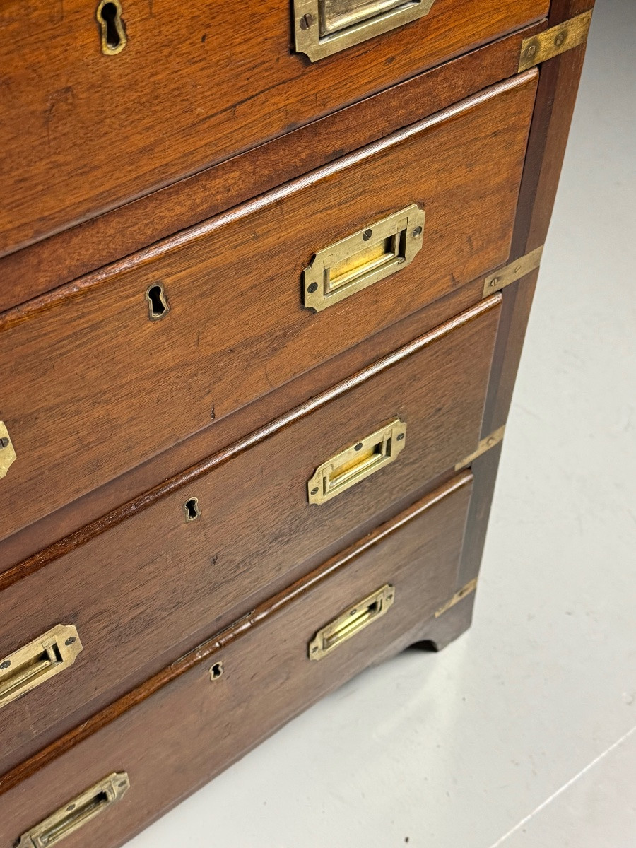 Mahogany Country Chest Of Drawers, 19th Century-photo-1