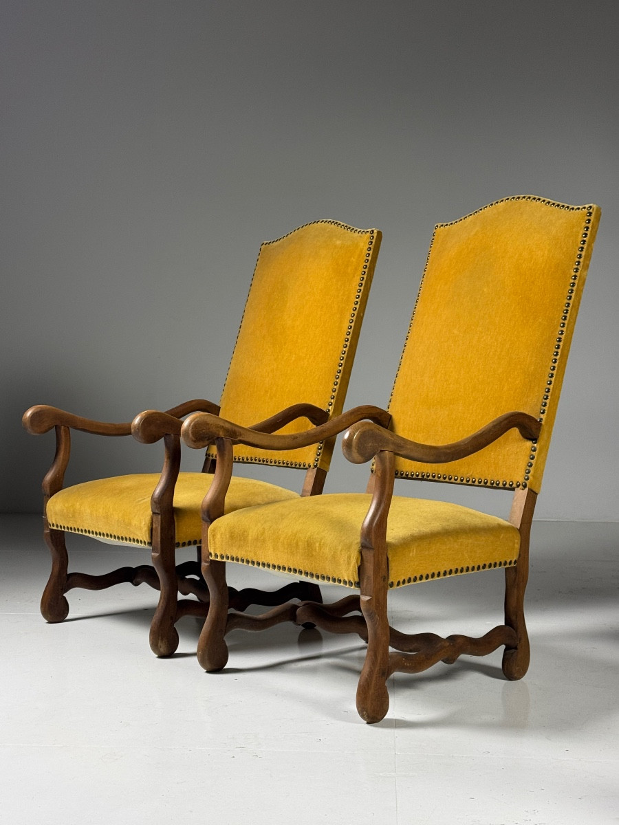 Sheepskin Bone 4x Classic Armchairs-photo-2