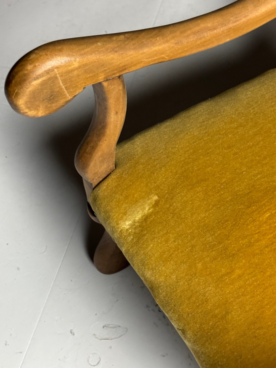 Sheepskin Bone 4x Classic Armchairs-photo-4