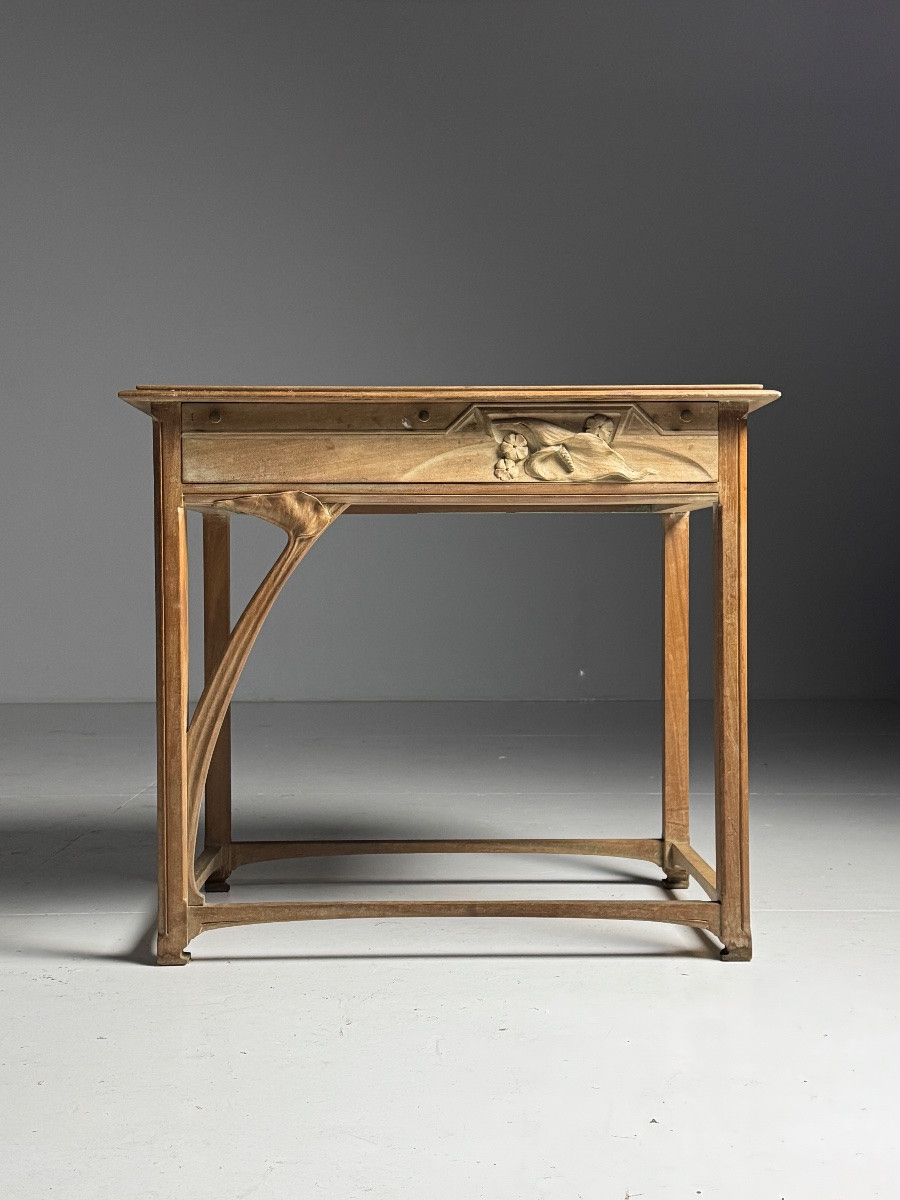 Table d'appoint Art nouveau, début du XXe siècle-photo-4