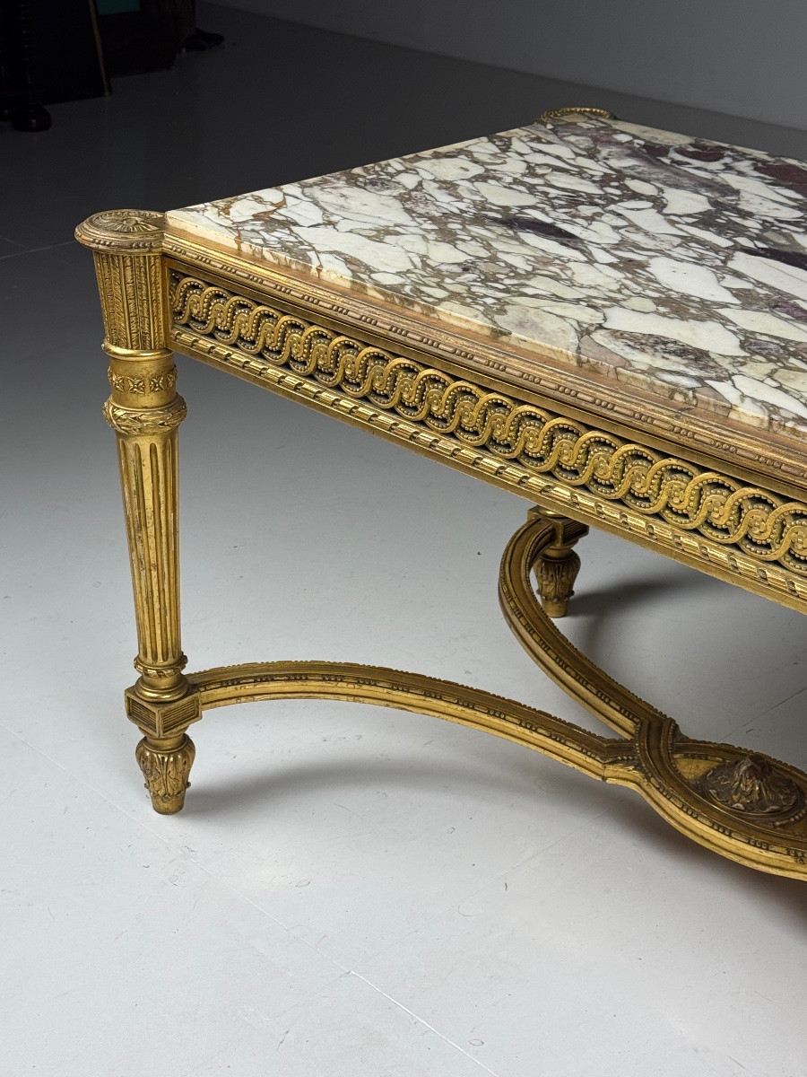 Louis XVI Style Coffee Table, 20th Century-photo-4