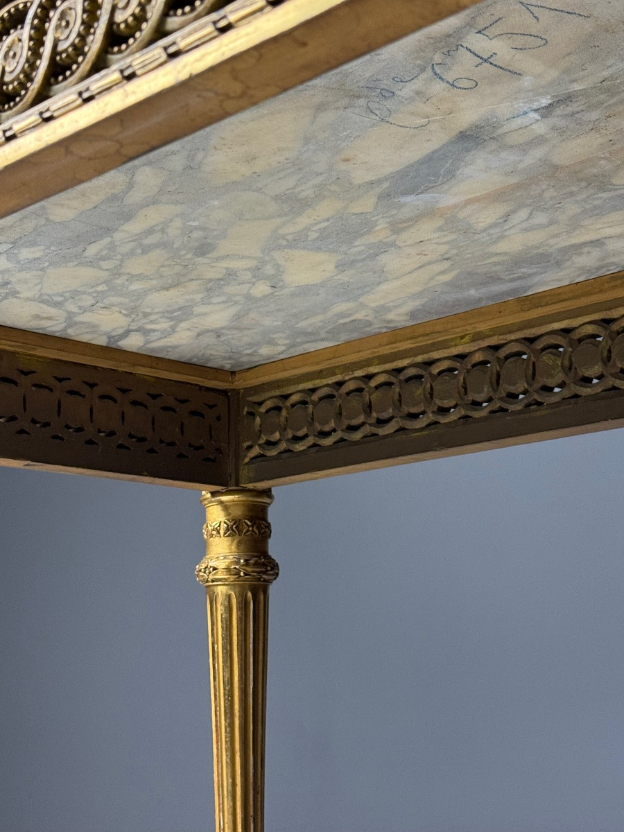 Louis XVI Style Coffee Table, 20th Century-photo-1
