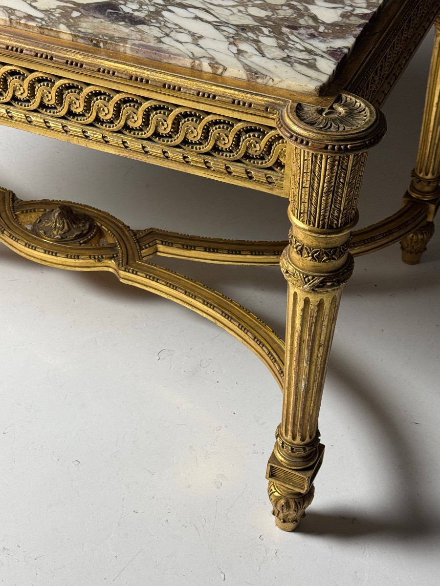 Louis XVI Style Coffee Table, 20th Century-photo-2