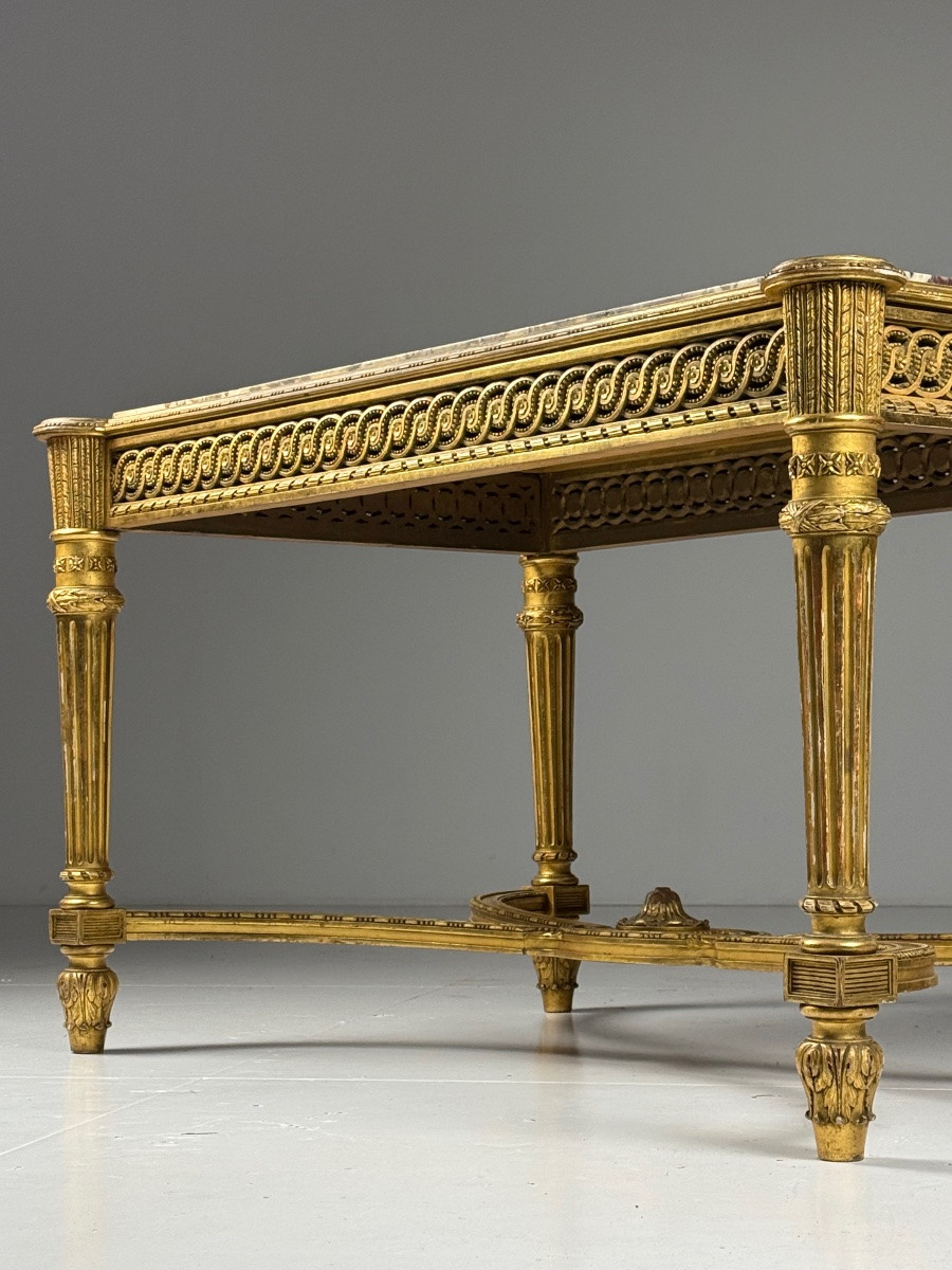 Louis XVI Style Coffee Table, 20th Century-photo-8