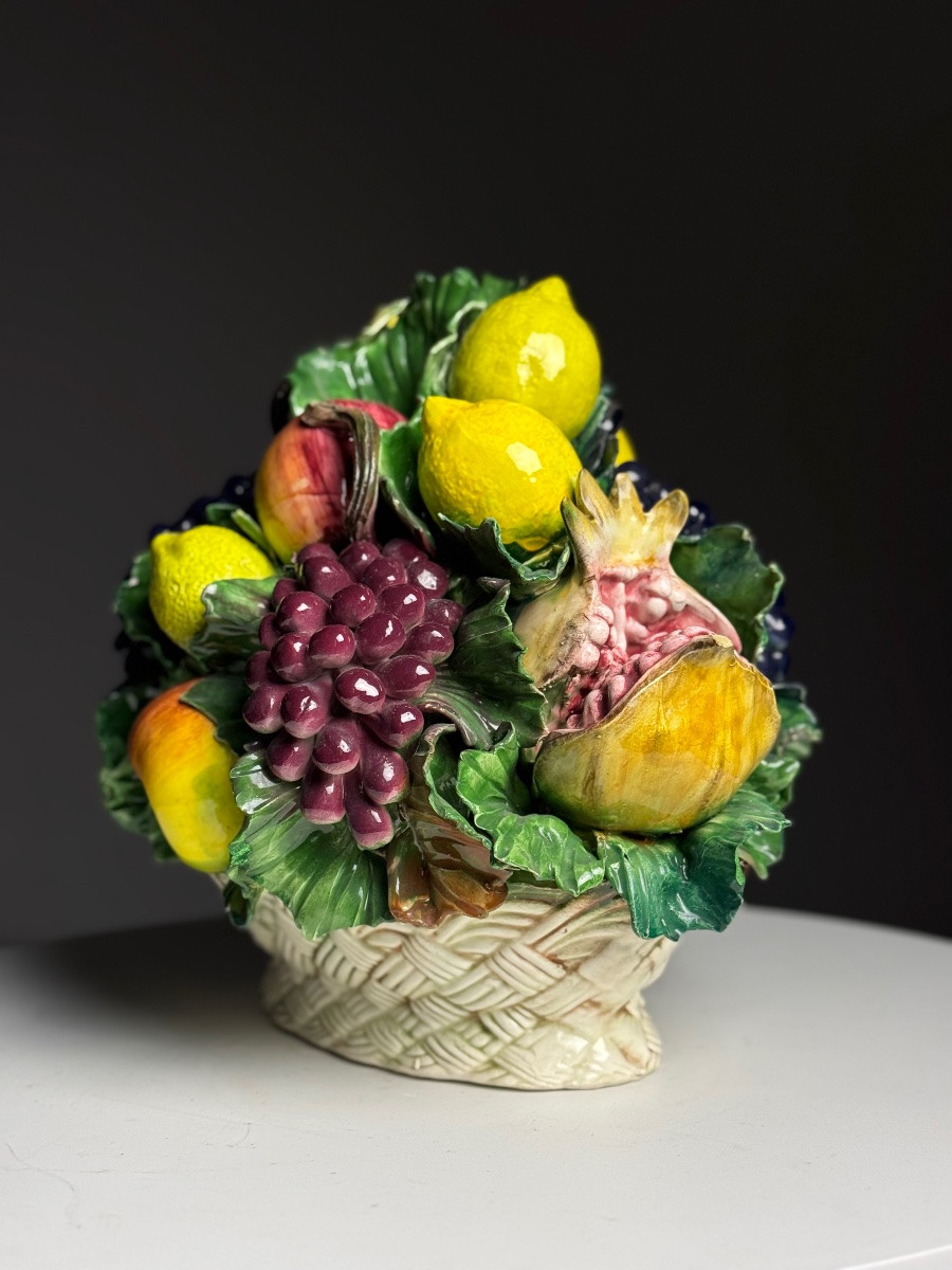 Fruit en céramique majolique italienne-photo-1