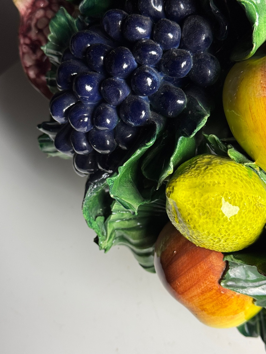 Fruit en céramique majolique italienne-photo-6